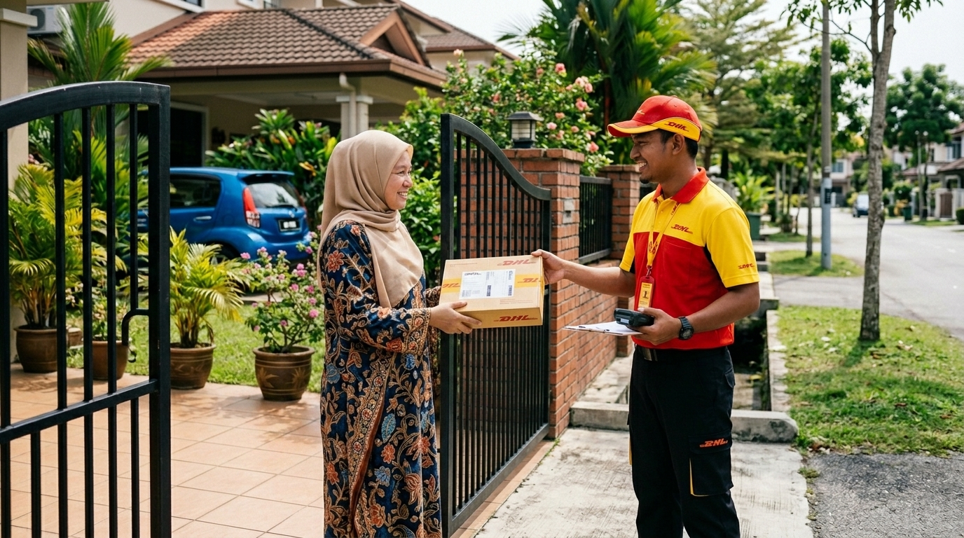 Parcel photobook PixyoPrint dihantar sampai ke pintu rumah pelanggan