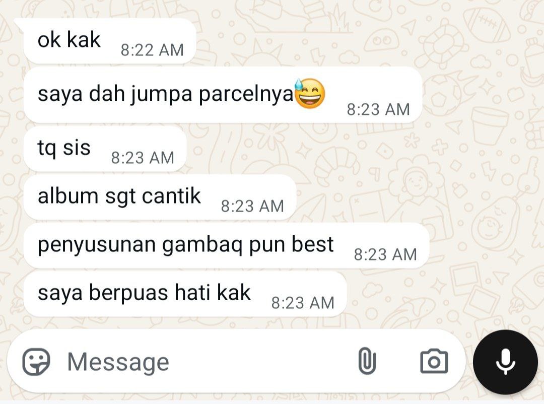 Feedback album sangat cantik, penyusunan best